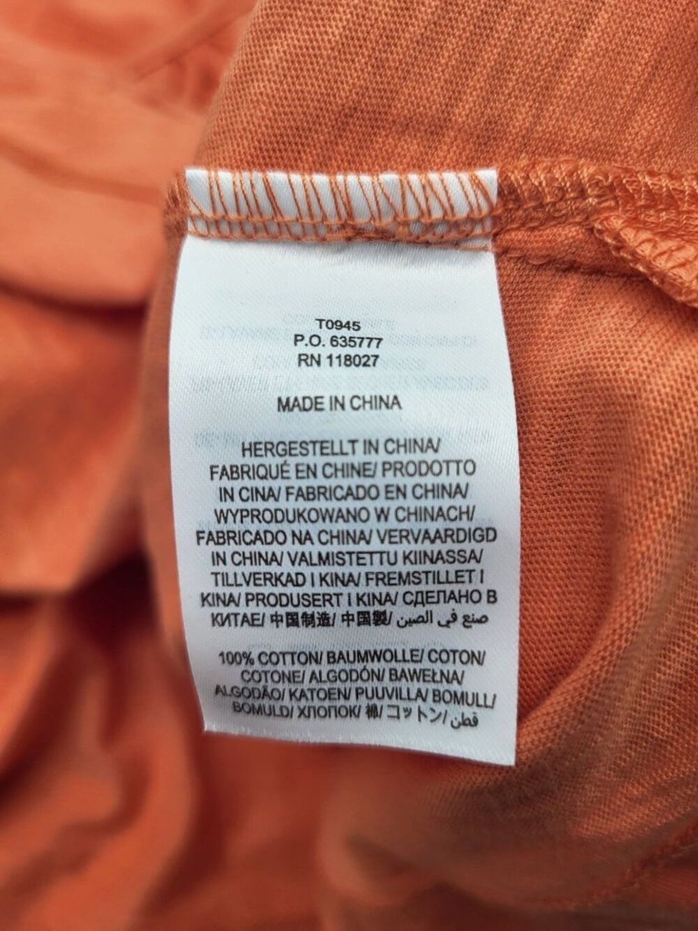 Boden Women's XL Cotton Slub Puff Sleeve Blouse Top Orange Peasant Boho Cottage - Picture 3 of 9